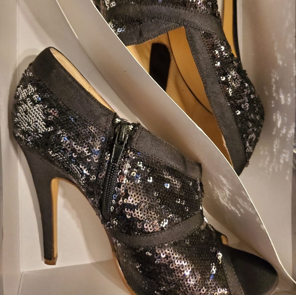 Sequin Heels